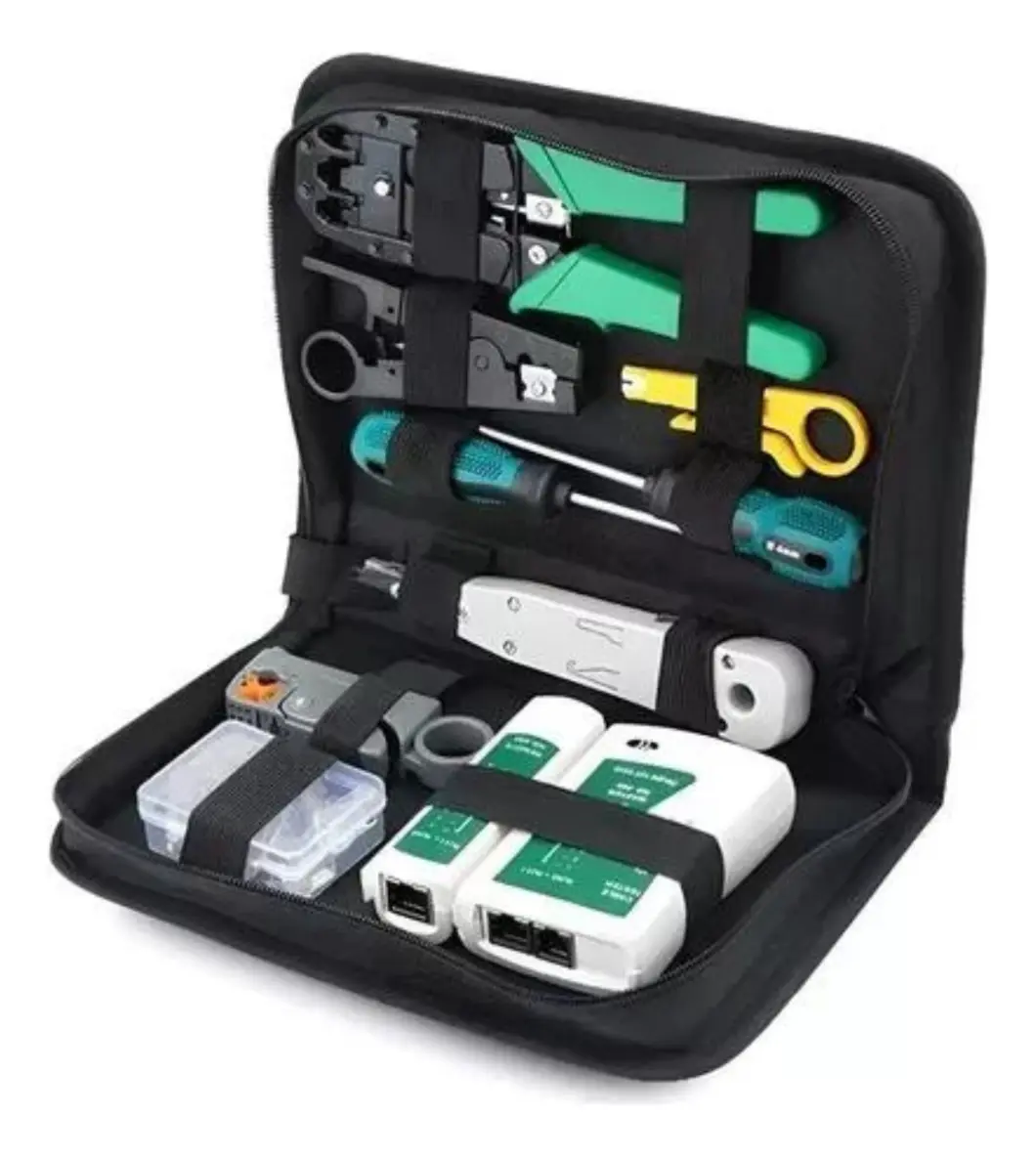 Kit Ferramentas Rede Informática; Alicate, Testador e +