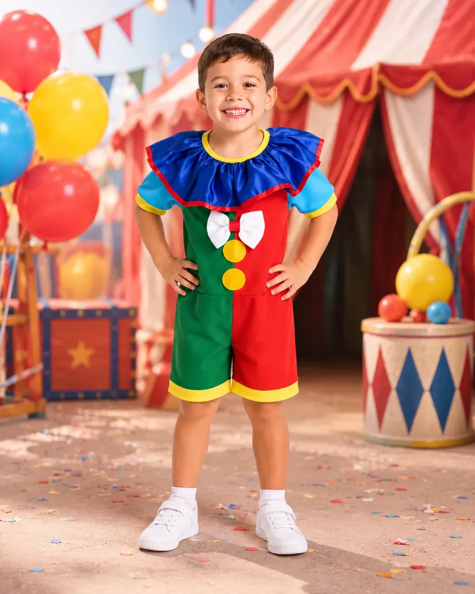 Fantasia De Palhaço Infantil
