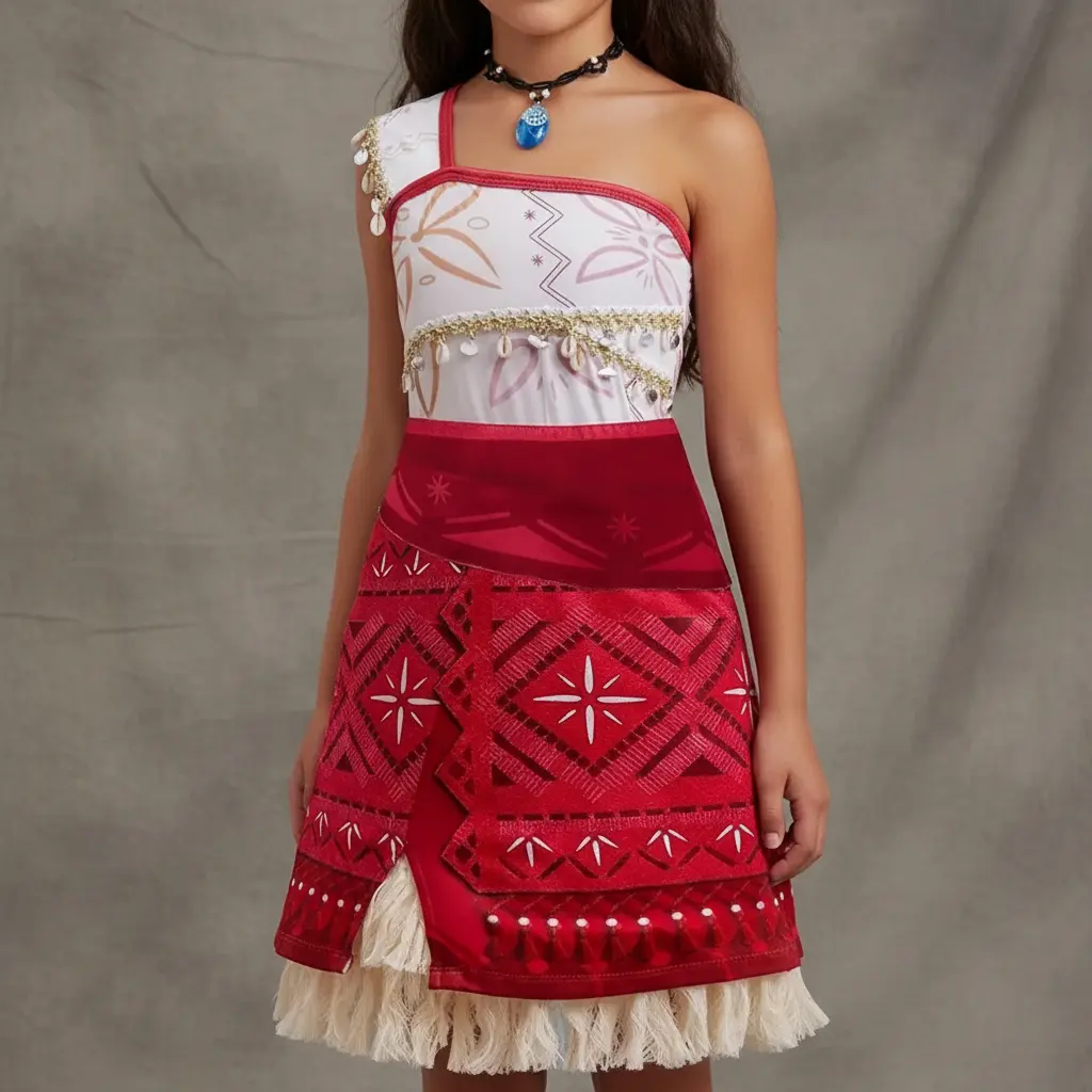 Fantasia / Roupa Cosplay Moana Oceania para Meninas Pronta Entrega!