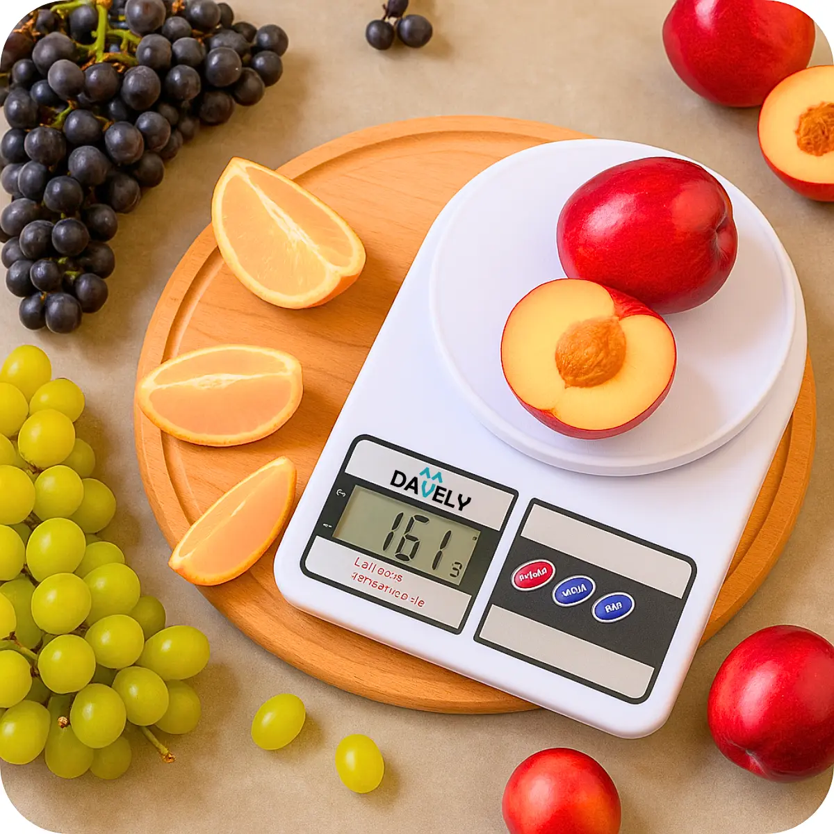 Balança Digital de Cozinha para Alimentos, 10 kg e Precisão de 1g