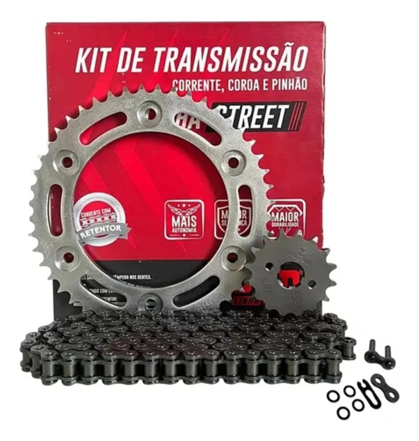 Kit Relação Honda Cg Titan160 Com Retentor Original Did