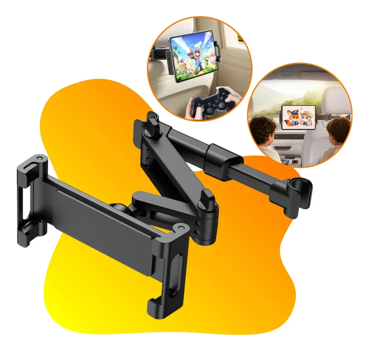 Suporte Veicular Encosto Banco Carro P/ Celular Tablet iPad