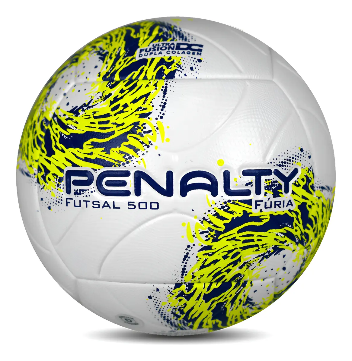 Bola De Futsal Penalty Furia XXI Futebol quadra Cor Amarelo e Branco