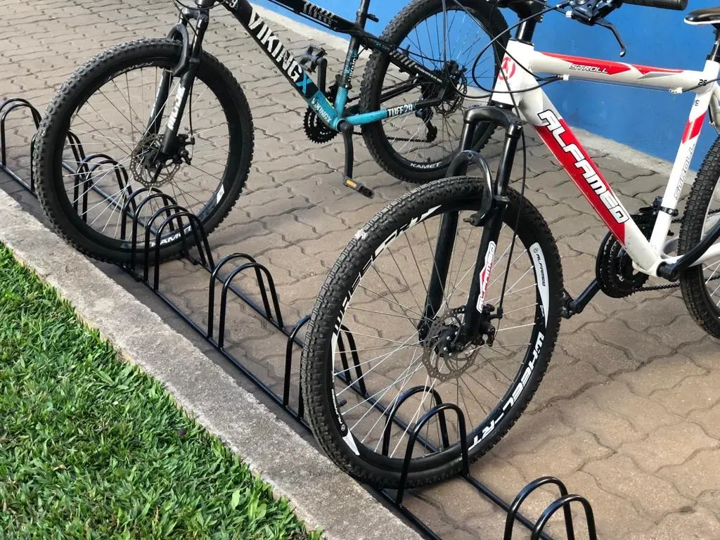 Bicicletário 20 Vagas Suporte De Bicicleta Chão Condominio