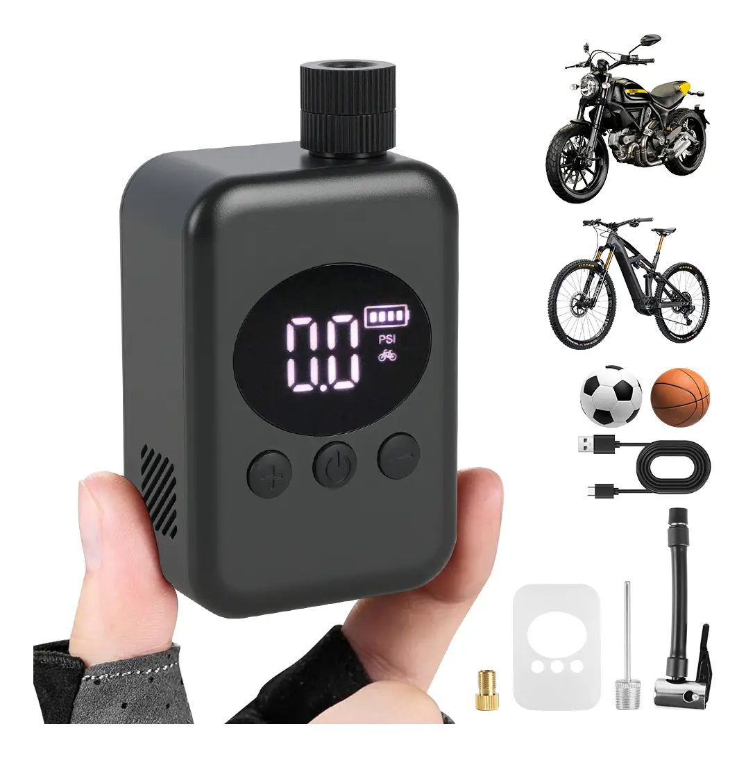 Bomba de ar Elétrica Portatil Speed Bike Moto Pneu 150psi