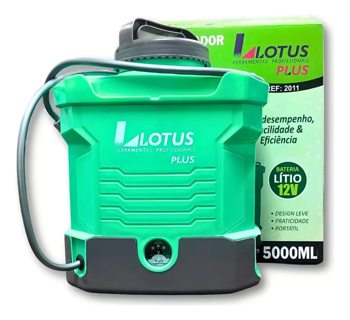 Pulverizador Elétrico 5l Jardim E Agricultura Plus Lotus Ve