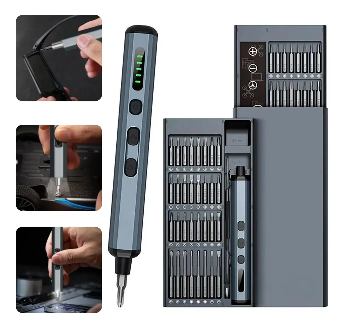 Chave de Fenda Philips Elétrica de Precisão Sem Fio Portátil Bateria Mini Parafusadeira. Reparo Celular Notebook Pc Óculos Informática