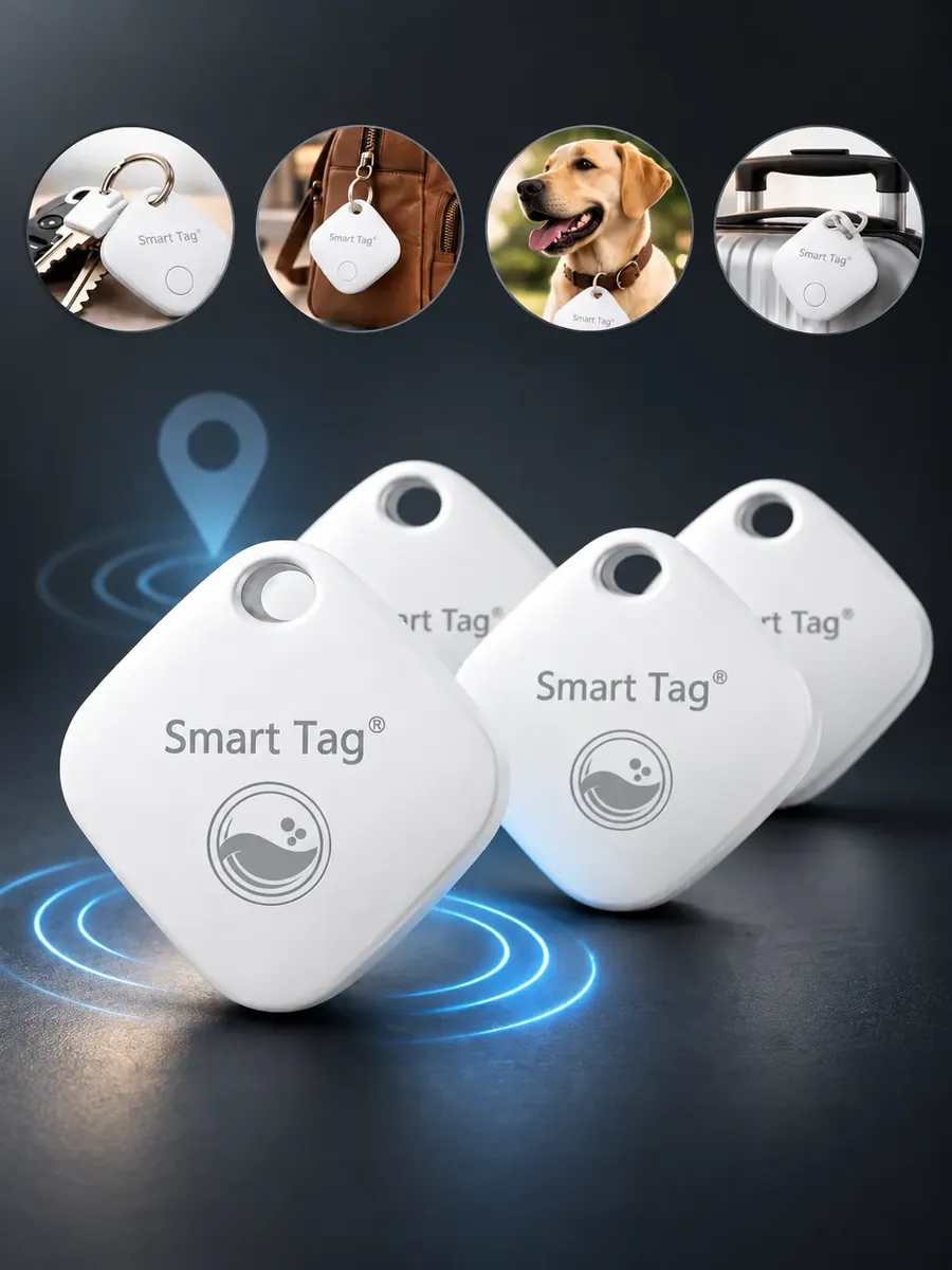 Chaveiro Localizador Smart Tag Kit 4 Rastreador Ios Apple