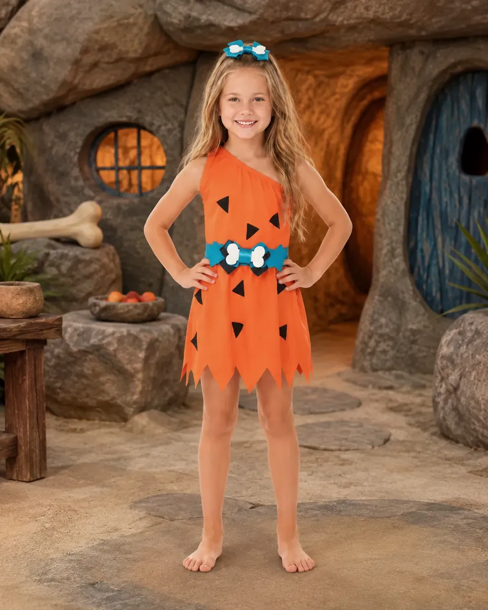 Fantasia Infantil Pedrita Flintstone Menina